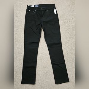 Gap Mid-Rise, Straight Leg Jeans, black